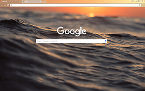 Sunset Waves Google Chrome Theme