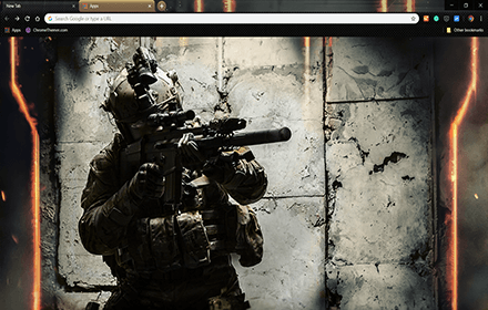 Army Ranger Google Chrome Theme