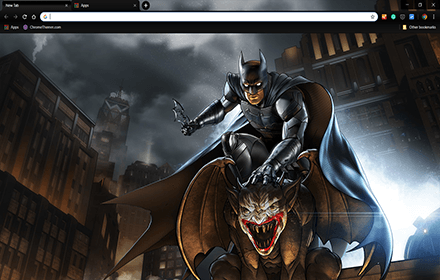 Batman Enemy Within Google Chrome Theme