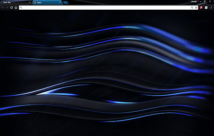 Chromatic Blue Chrome Theme
