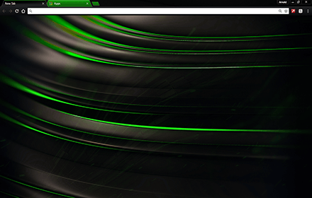 Chromatic Green Chrome Theme