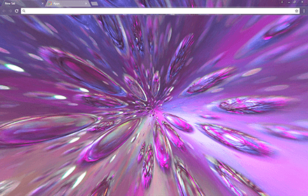 Fractal Bubbles Google Chrome Theme