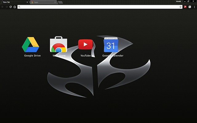 Hitman 47 Chrome Theme