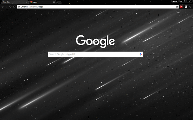 Starfall Chrome Theme