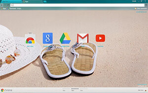 Beach Chrome Theme