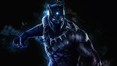 Black Panther Laptop Background