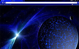 Blue Space Chrome Theme