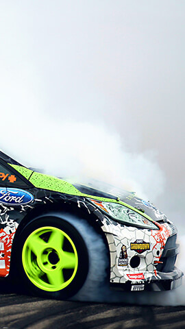 Drifting Ken Block   iPhone Background