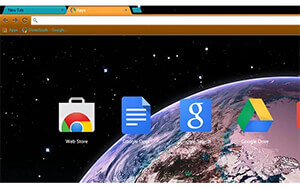 Earth HD Chrome Theme