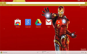Iron Man Chrome Theme