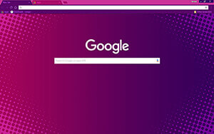 Purple Halftone Chrome Theme
