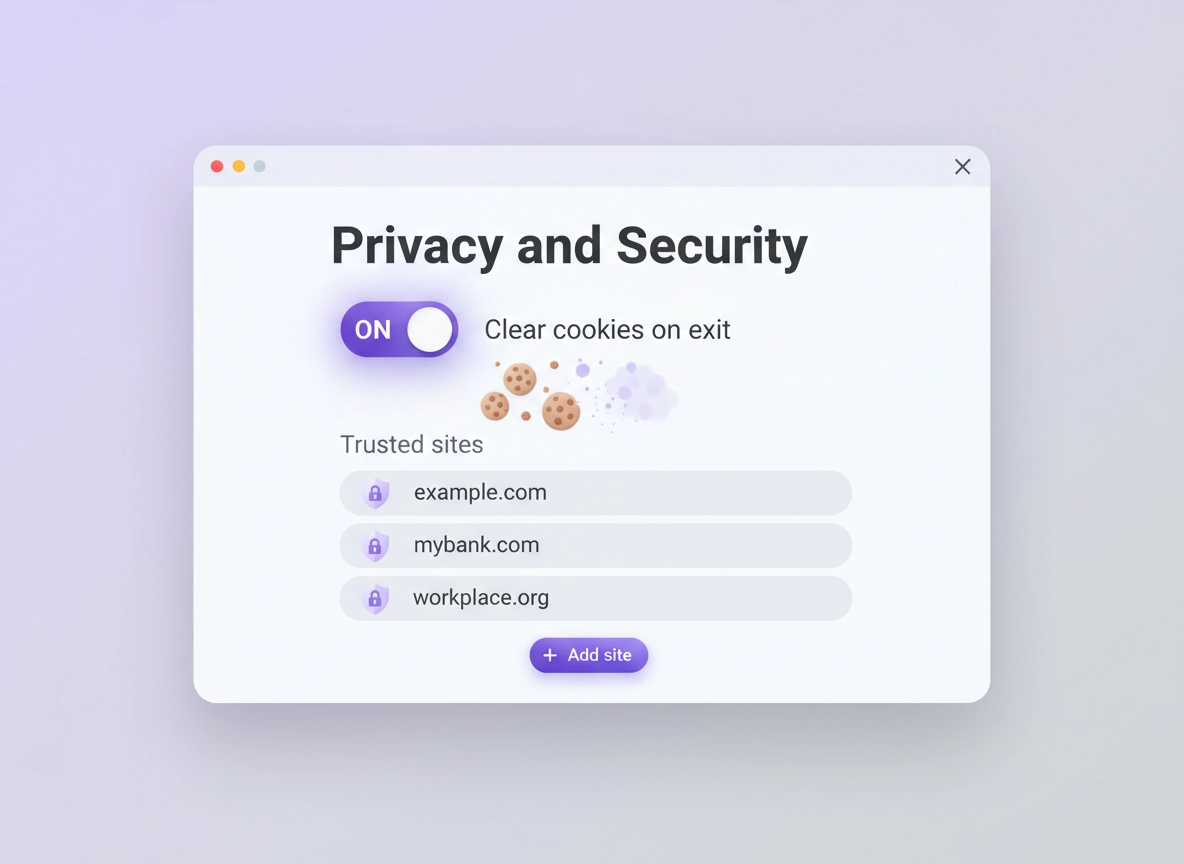 Auto-delete cookies in Chrome (clear cookies & site data on exit)