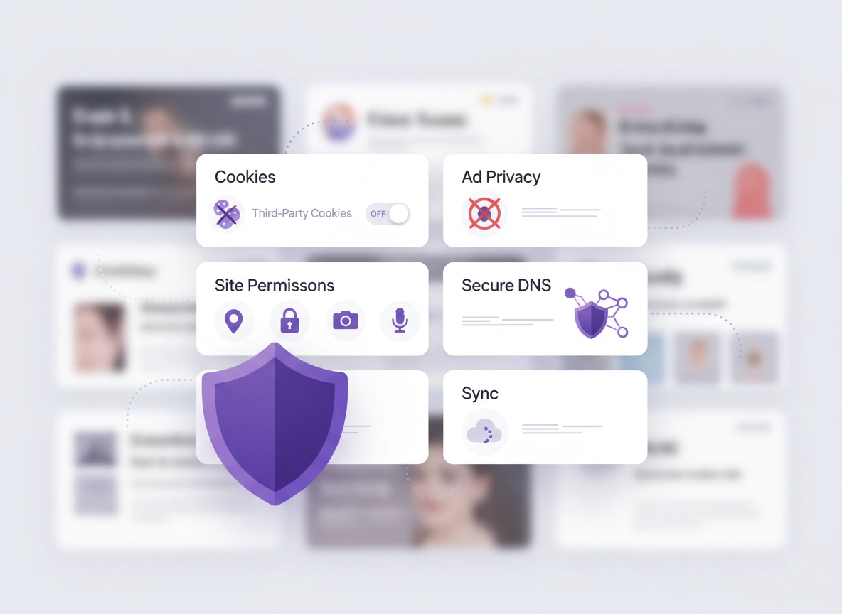 Chrome Privacy Best Practices: cookies, permissions, tracking protection, Secure DNS, and sync controls