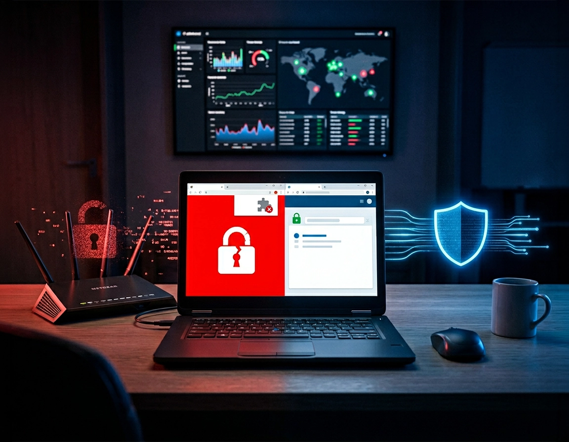 Chrome remote work malware protection and secure distributed workforce browsing