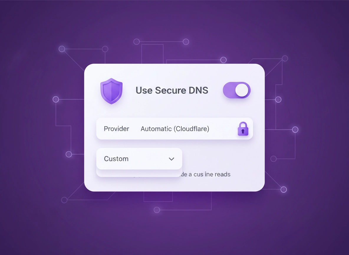 Chrome Secure DNS Setup (DNS over HTTPS)