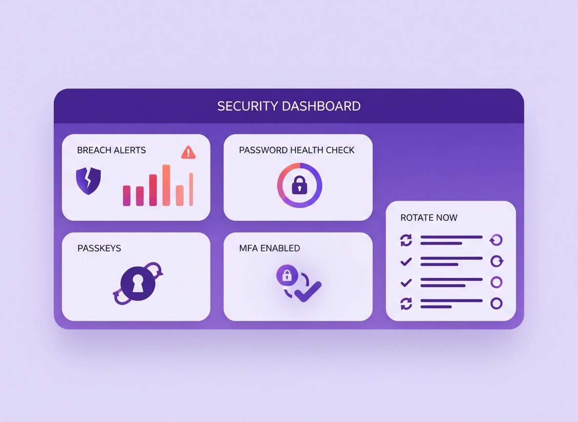 Password manager breach alerts and password rotation checklist