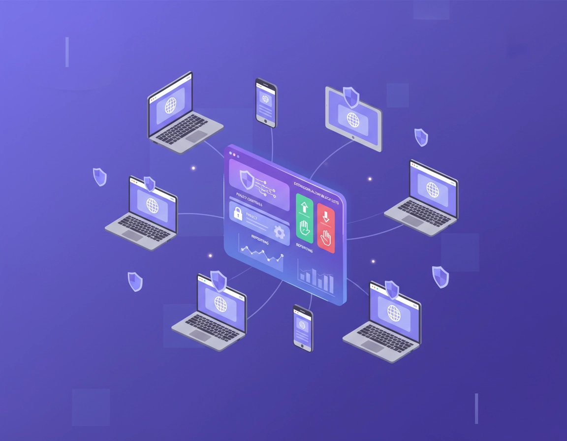 VPN for Chrome device management across managed business browsers and devices