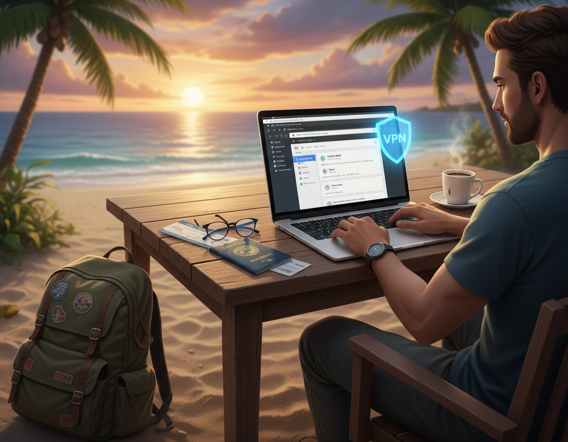 VPN for Chrome for Digital Nomads working securely from anywhere