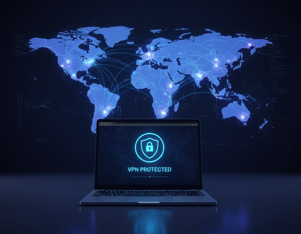 Global VPN server network for Chrome extensions
