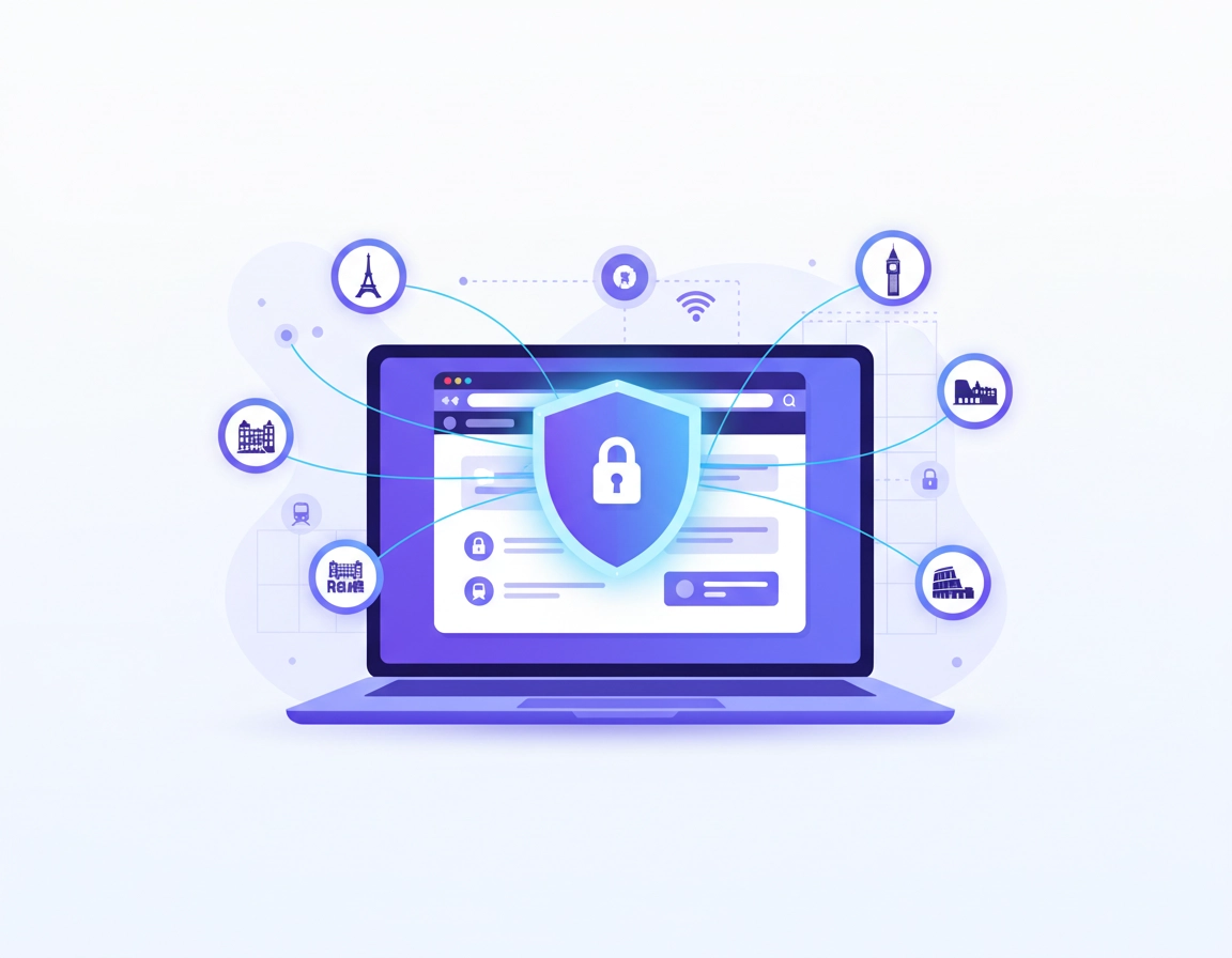 VPN for Chrome in Europe with secure browsing, travel, and privacy protection