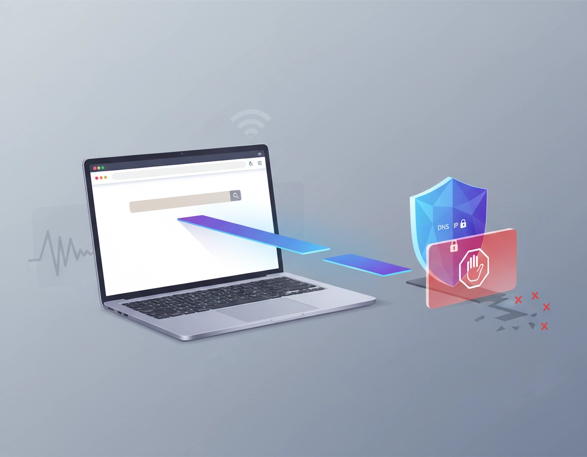 VPN for Chrome with kill switch protecting browser traffic when the secure connection drops