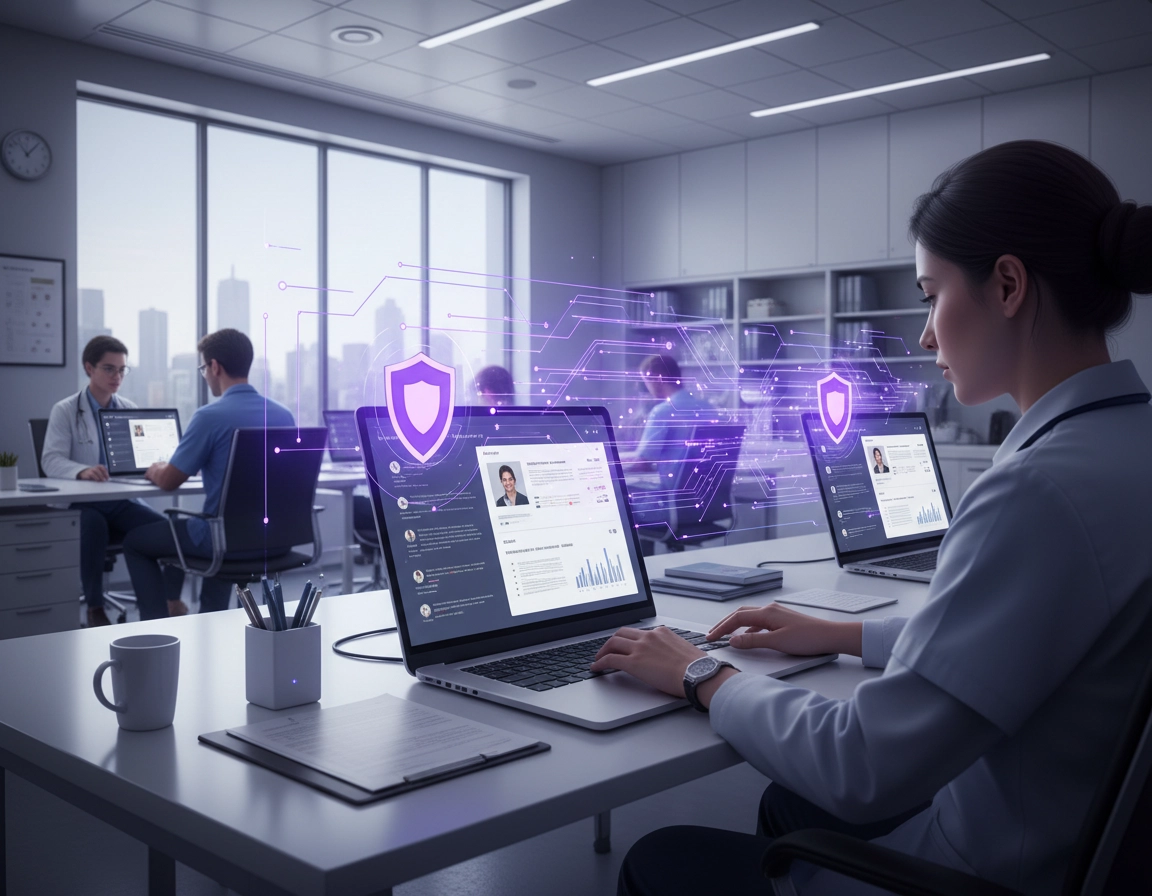 VPN for healthcare teams using Chrome to securely access telehealth systems, patient portals, and remote clinical tools.