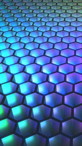 Abstract Hexagon Phone Wallpaper