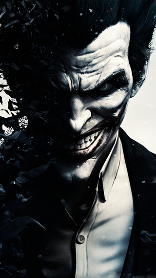 Arkham Joker Phone Wallpaper