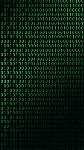 Binary Code Phone Wallpaper