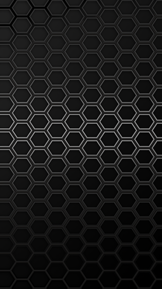 Black Hex Phone Wallpaper
