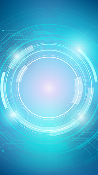 Blue Technology Phone Wallpaper