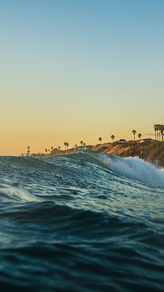 Cali Waves Phone Wallpaper
