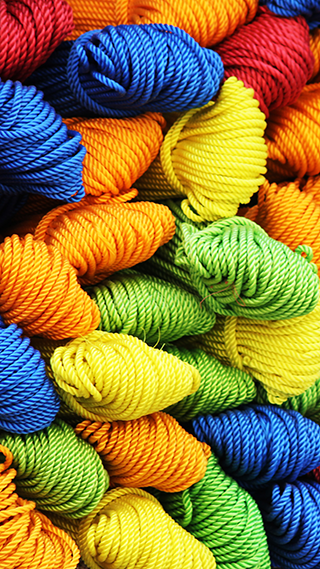 Colored Yarn Phone Wallpaper
