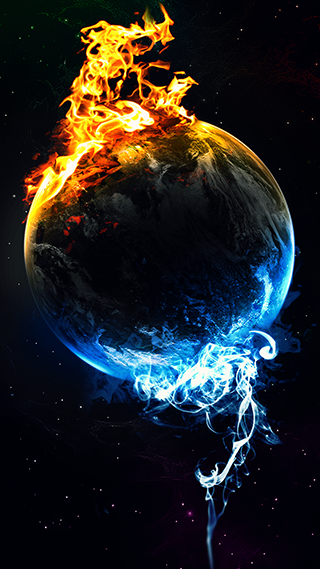 Dark Earth Phone Wallpaper