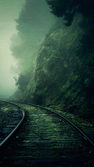 Dark Trail Phone Wallpaper