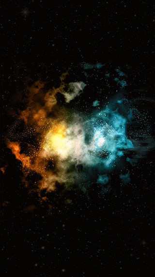 Deep Space Nebula Phone Wallpaper