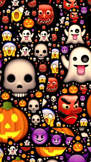 Emoji Mess Phone Wallpaper