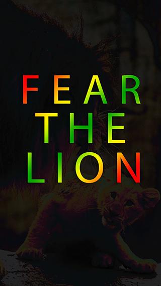 Fear The Lion Phone Wallpaper