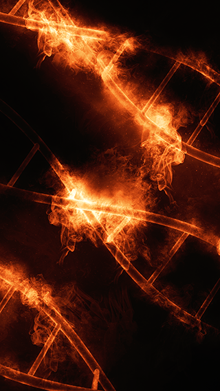 Fire Dna Phone Wallpaper