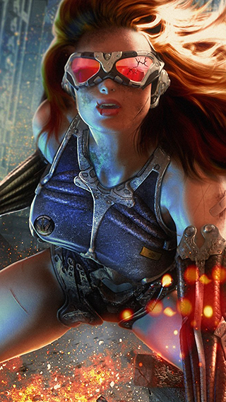 Gamer Girl Phone Wallpaper