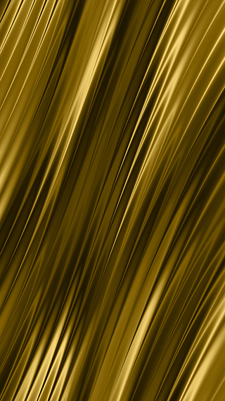 Golden Wave Phone Wallpaper