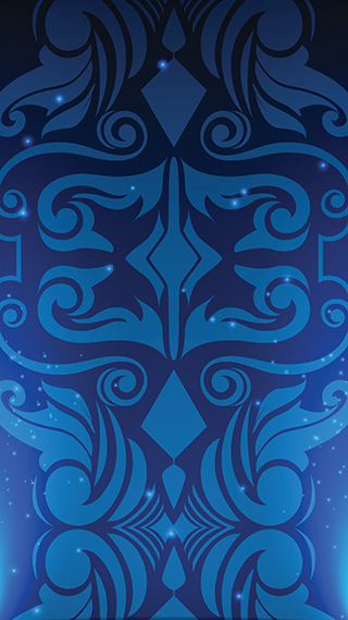 Graphic Blue Phone Wallpaper