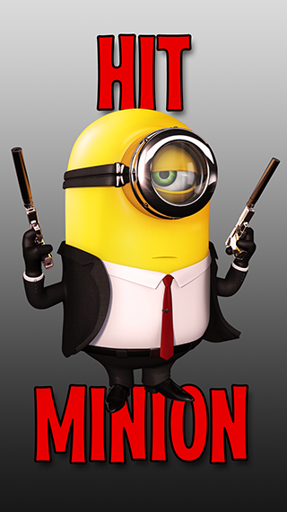Hitman Minion Phone Wallpaper