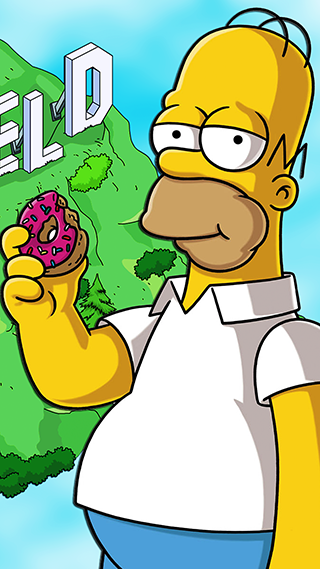 Homer Simpson Phone Wallpaper