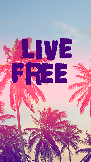 Live Free Phone Wallpaper
