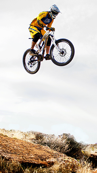Mountain Bike Phone Wallpaper