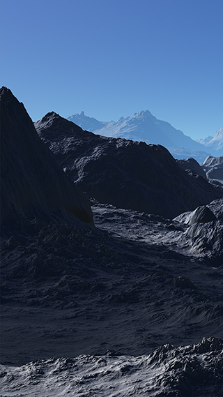 Mountain Path Phone Wallpaper