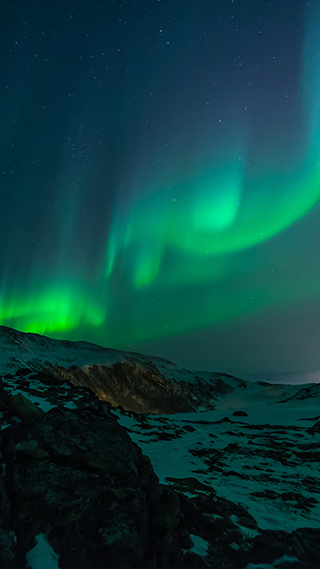 Northern Lights Sky Phone Wallpaper