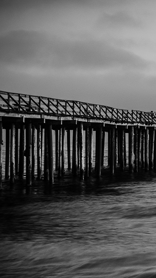 Old Pier Phone Wallpaper