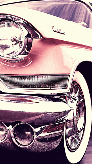 Pink Caddilac Phone Wallpaper